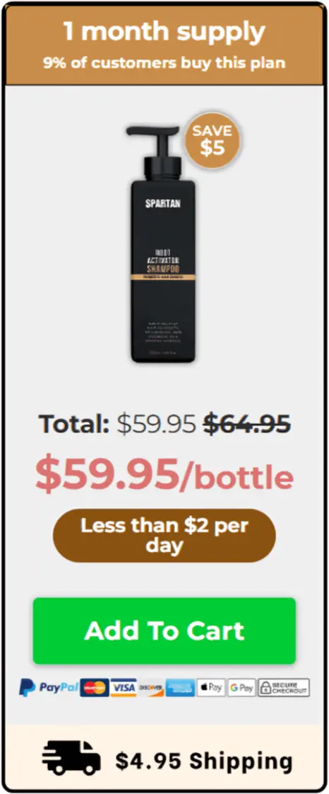 Spartan Shampoo price 