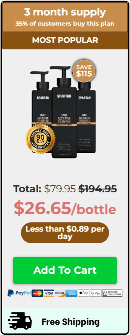 Spartan Shampoo offer price 